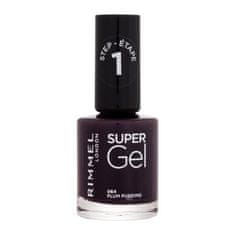 Rimmel Super Gel STEP1 gel lak za nohte 12 ml Odtenek 064 plum pudding