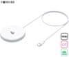 Forever MAWC-300 brezžični polnilec, 15W, MagSafe, USB-C, 100cm kabel, bel