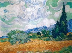 Piatnik Sestavljanka Van Gogh, Pšenično polje s cipresami 1000 kosov