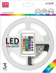 Avide LED trak (9570598) 12V,7,2W/m,RGB trafo, 3m