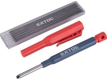Extol Premium Marker svinčnik 8853007 z etuijem in zamenljivim peresom, ? 2,8 mm trdota HB