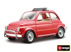 Burago B 1:24 Fiat 500L (1968) Rdeča