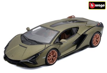 BBurago 1:24 Plus Lamorghini Sian FKP37 - Zelena