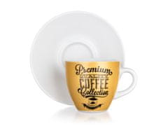 Banquet Skodelica + krožnik 90ml PREMIUM KAVA keramika