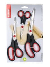 Banquet Tridelni komplet škarij (14,21,24 cm)