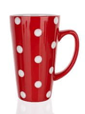 Banquet Keramični vrč 450ml polka dots visok CRV