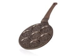 Banquet Ponev za palačinke GRANITE BROWN Smile 26cm, 7 palačink, neprijemljiva površina