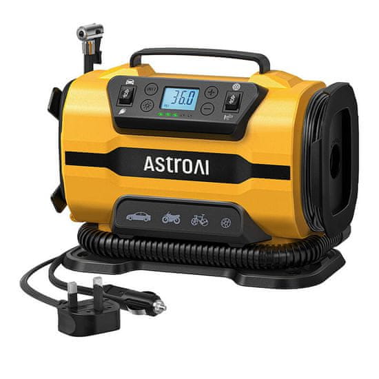 AstroAI ATJ-8366 Prenosni kolesni kompresor 150 PSI 12V DC/110V AC