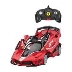 Rastar Ferrari 1:18 FXXK daljinsko voden RC avto za samostojno sestavljanje (rdeč)
