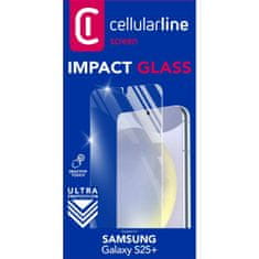 CellularLine zaščitno steklo Impact Glass-Galaxy S25+