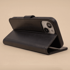 Onasi Preklopna torbica Fancy Diary gladka Samsung Galaxy A56 - črna