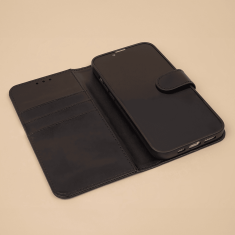 Onasi Preklopna torbica Fancy Diary gladka Samsung Galaxy A56 - črna
