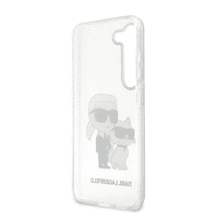 Karl Lagerfeld Originalen ovitek iPhone 13 6.1 - Glitter IML NFT Full Bodies - prozoren ovitek z bleščicami - KLHCP13MHNKCTGT