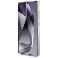 Guess Originalni ovitek GUHMS25LPFTDTEP za Samsung Galaxy S25 Ultra 5G - MagSafe - roza s kristalčki