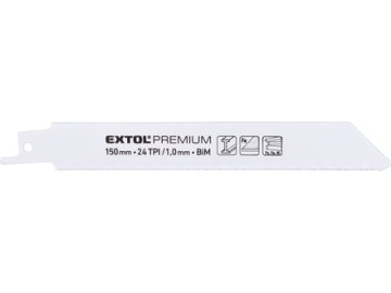 Extol Premium Žagini listi z repi 8806204 saw blades tails 3pcs, 150x19x0.9mm, Bi-metal