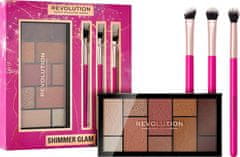Makeup Revolution Darilni set za oči Shimmer Glam
