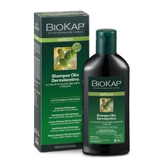 BioKap Blažilni šampon za lase z oljčnim oljem in slezom 200 ml