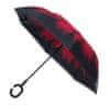 Blooming Brollies Ženski dežnik za britje Inside Out Red Daisy Umbrella