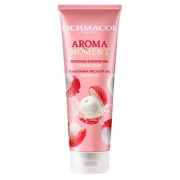 Dermacol Aroma Moment gel za prhanje z ličijem (poživljajoči gel za prhanje) 250 ml