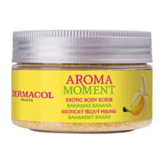 Dermacol Sladkorni piling za telo Bahamian Banana Aroma Moment (eksotični piling za telo) 200 ml