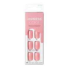KISS Samolepilni nohti imPRESS Color Pretty Pink 30 kosov