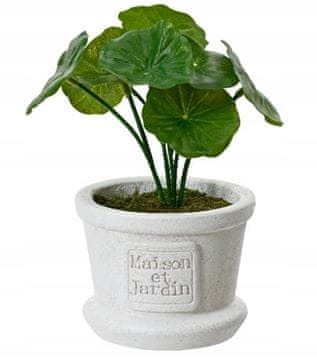 shumee Umetna rastlina v okrasnem loncu 8x17cm Zelena okrasna