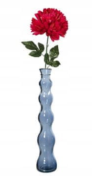 shumee Steklena vaza za rože 32x7cm Dekorativna visoka ozka