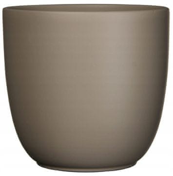 shumee Dekorativni keramični cvetlični lonček 9x10cm - mat siv