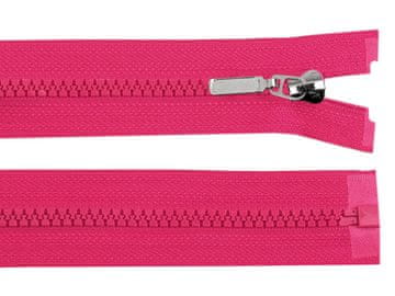 Zadrga iz kosti št. 5 dolžine 50 cm z okrasnim drsnikom - roza malina