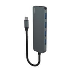 SAVIO 4-portni USB razdelilnik USB-C 3.1 v 4x USB-A