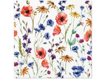 Serviete 20 kosov, Polje cvetja 33x33 cm