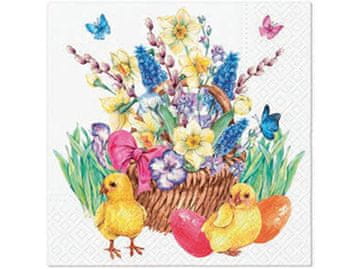 Serviete 20 kosov Velikonočni šopek 33x33 cm