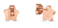 Vuch Moore Rose Gold jekleni zvezdni uhani