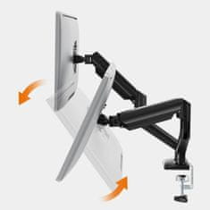 VonHaus Dvojni namizni nosilec do diagonale 32'' plinska vzmet 3000915
