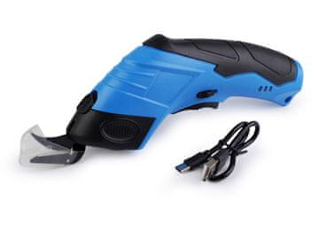 Akumulatorske škarje za krojenje z možnostjo polnjenja - modre