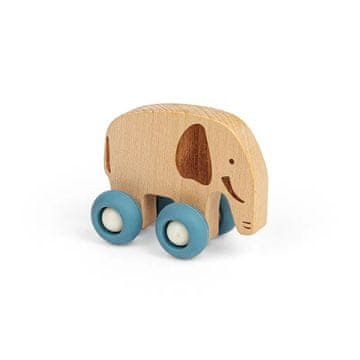 Bigjigs Toys Hišni ljubljenček na kolesih Safari Slon