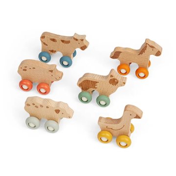 Bigjigs Toys Bigjigs igrače Hišni ljubljenček na kolesih 1 kos
