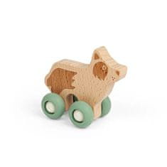 Bigjigs Toys Hišni ljubljenček na kolesih Pes