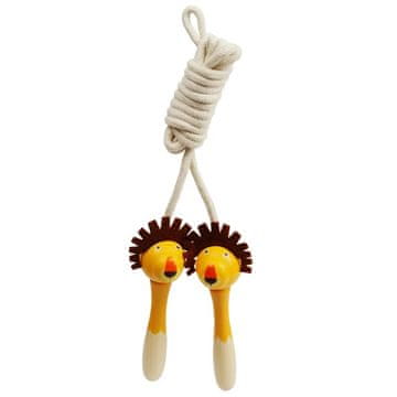Bigjigs Toys Skakalna vrv žival Lev