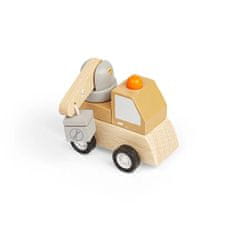 Bigjigs Toys Raztegljiv gradbeni avto žerjav