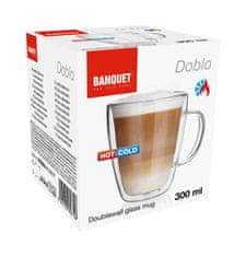 Banquet Skodelica 300ml DOBLO steklo z dvojno steno