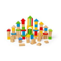 Bigjigs Toys Prvi leseni bloki in sestavljanka v bobnu