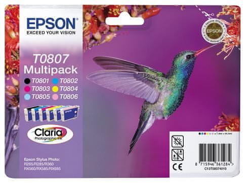 Epson CLARIA 6 Multipack R265/360, RX560 (T0807) C13T08074011