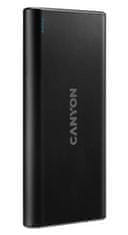 Canyon Power Bank PB-108B, 10000 mAh, črna