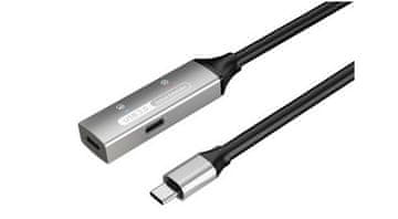 PremiumCord USB-C podaljševalni kabel, moški-ženska, 5Gb/s, aluminij 5 m
