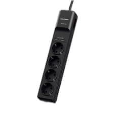 CyberPower SurgeProtector P0420SUD0-DE 4x vtičnica 1,8m prenapetnostna zaščita razdelilec