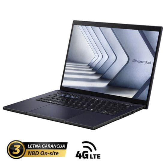 ASUS ExpertBook B3 14" (35,56cm) WUXGA Core Ultra 7 155H 32GB 1TB 4G Win11 Pro prenosni računalnik (B3404CMA-4G-WB75D0X)