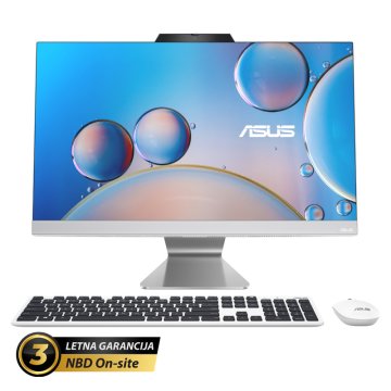 ASUS A3402 23,8" (60,45cm) FHD i5-1335U 16GB 1TB Windows 11 Pro tipkovnica + miška bel AIO računalnik (A3402WVAK-WB53D0X)