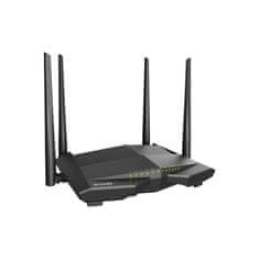 Tenda V12 VDSL2/ADSL WiFi AC Gb Router 1200Mbps, profil 35b, 1x DSL, 1x GWAN, 3x GLAN,1x USB,CZ app