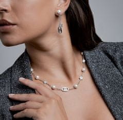 Liu.Jo Unikatni viseči uhani z biseri in kristali Fashion LJ2635
